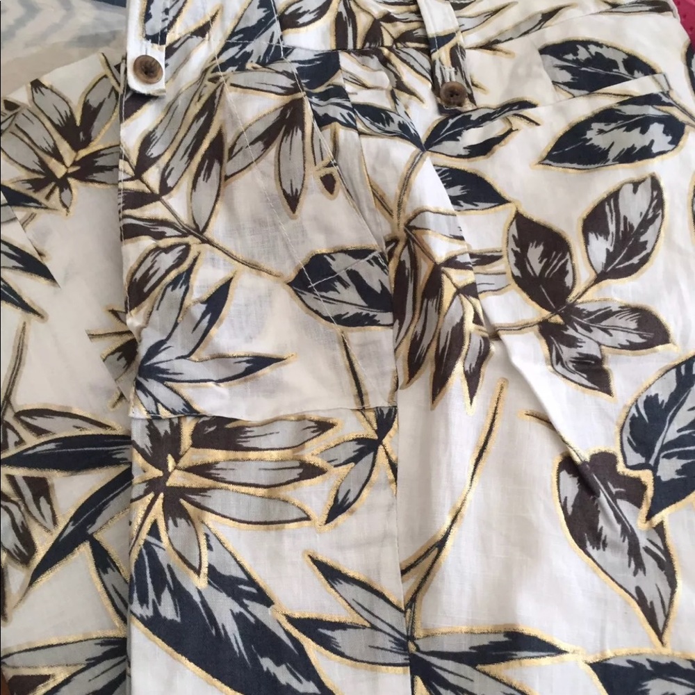 Jcrew womens linen pants size 0